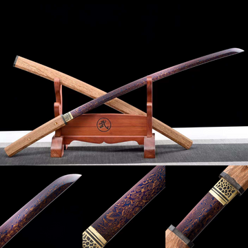 The Yoru Suteki Handmade Katana Pattern Steel